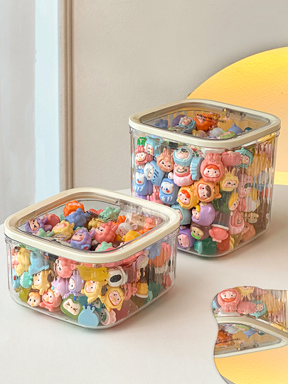 Weixi 回転式ディスプレイボックス - コレクションや小物のための透明