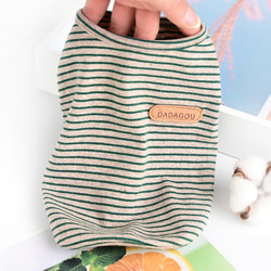 Pet Cat and Dog Clothes, Summer Thin Style, Small Dogs Like Bichon, Pomeranian, Teddy, Vest, Anti-Shedding, Pure Cotton, Spring and Autumn