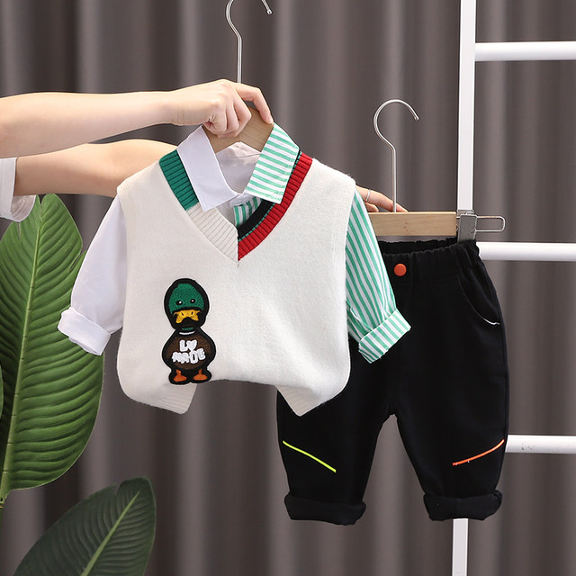 Boys Spring Suit Shirt Spring and Autumn Style Fashionable Handsome ...