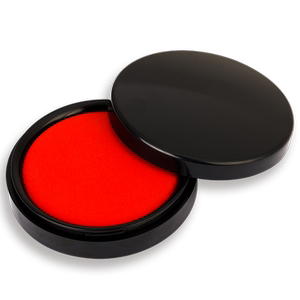 
Deli ink pad red ink pad oily quick-drying ink pad financial portable red round ink pad ink pad box office Indonesian seal stamp fingerprint ink pad office supplies ink pad ink
