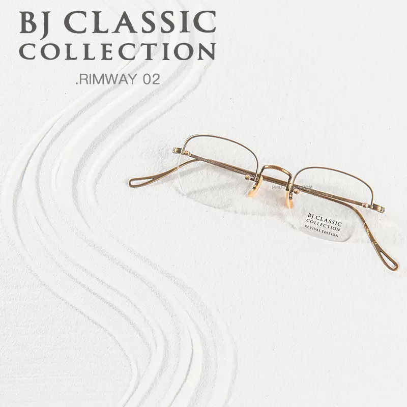 BJ CLASSIC眼鏡 RIMWAY 02日本手造全框板材手工鏡架｜黑金眼鏡店-Taobao