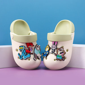 
Zootopia Children's Croc Shoes Boys' Slippers Summer New Girls and Boys Non-Slip Outerwear Beach Sandals