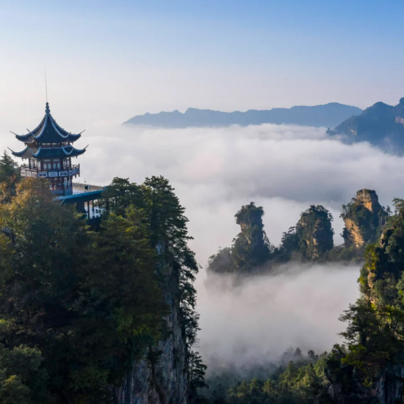 一价全含送百龙天梯湖南长沙张家界旅游5天4晚天门山森林公园凤凰