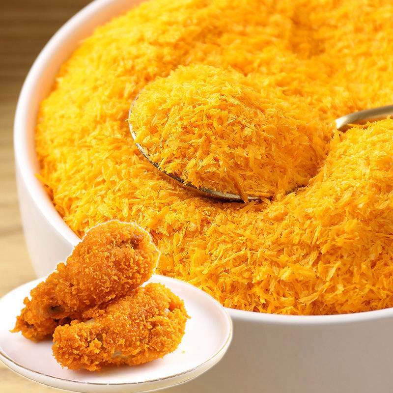 味林黄色面包糠1kg 商用白糠 金黄色炸鸡裹粉 面包屑油炸脆皮香蕉