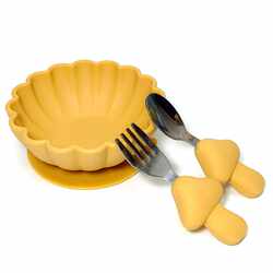 New direct selling baby food bowl food grade silicone bowl children's anti-fall suction cup bowl baby feeding tableware snail