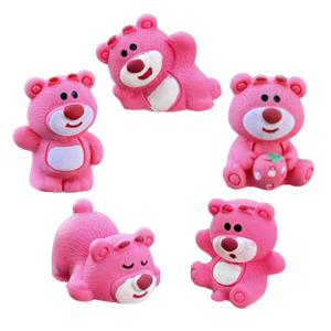 
Car ornaments cute strawberry bear central control screen decompression small doll car interior accessories 2026 new internet celebrity decoration