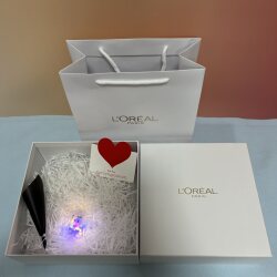 L'Oreal Packaging Gift Box Paper Bag Cosmetic Bag Gift Bag Skin Care Product Tote Paper Bag Tote Bag