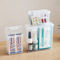 Small Medicine Box Transparent Medical Medicine Transparent Box Mini Portable Household Medicine Storage Box Medicine Box