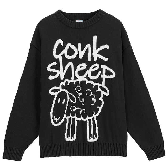 Conklab small woolen coat men's autumn and winter new loose lazy wind ...
