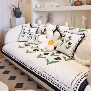 
JW Sofa Cushion, universal for all seasons, plant and flower, simple, modern, ins style, internet celebrity, fresh, non-slip, wear-resistant cushion