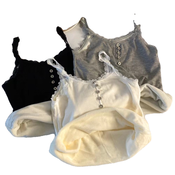 Pure wanton sexy lace sling vest female autumn and winter
