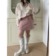 Little fat thunder straight skirt for women in summer fat mm large size high waist versatile A-line skirt to make them look slim and hot girl hip-covered short skirt
