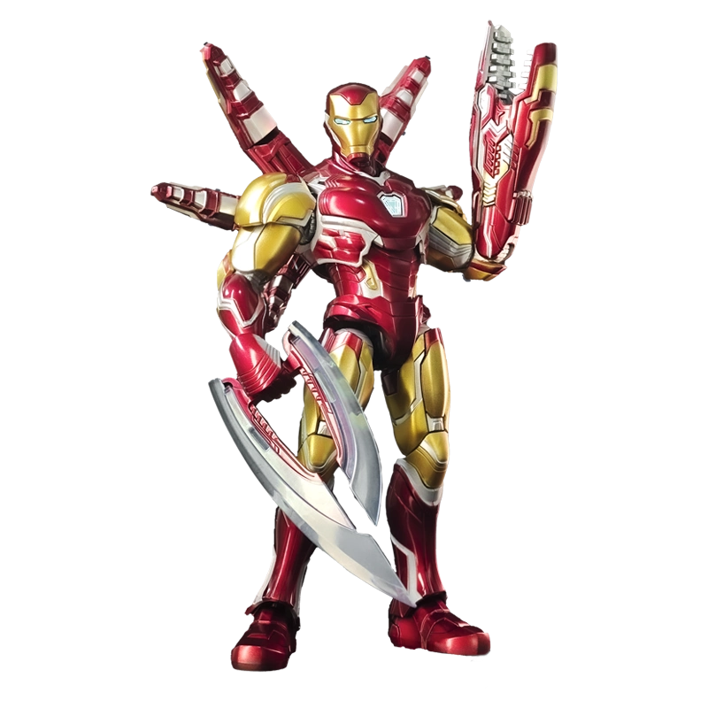 布鲁可 マーベル　超越版　3台セット 布鲁可积木人漫威英雄超越版雷神钢铁侠手办玩具潮玩积木人组合装