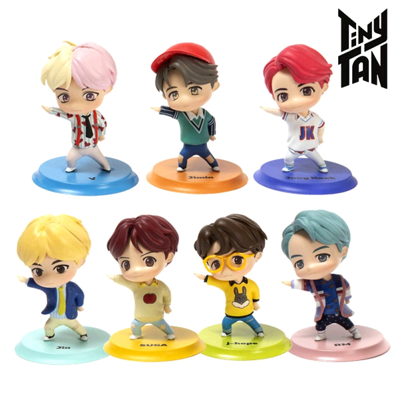 韩国直邮BT21 其他人偶玩具BTS TinyTAN 泰尼坦立式磁铁公仔-Taobao