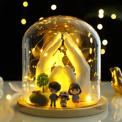 Baby Hand and Foot Mold 3D Cloning Powder Crystal Ball Hand and Foot Print Clay Model Baby Full Month Hundred Days Birthday Gift