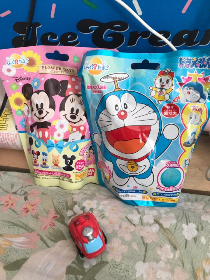 日本采购儿童卡通浴盐球泡澡球沐浴球入浴