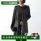 Japan Direct Mail N21 Women's Long Sleeve Sequins Trobe Coat Round Collar Flower Dress H041 5
