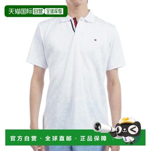 
Japan direct mail TOMMY HILFIGER GOLF men's leaf knitted half-sleeved polo shirt clothing