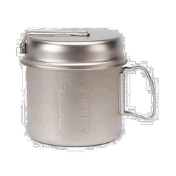Snow Peak Titanium Cookware SCS-008T Pot Capacity: 900ml