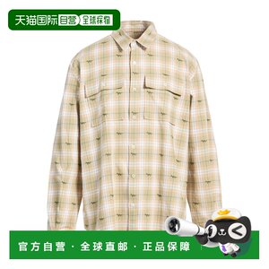
Hong Kong direct mail MAISON KITSUNE men's plaid shirt green green comfortable and fashionable