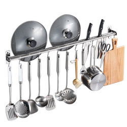Stainless steel hole-free storage rack sticky hook wall hanger