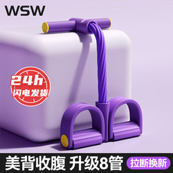 Wsw Pedal Exerciser for Reducing Belly Fat, Sit-Up Assist, Home Fitness Slimming Equipment, Small Flying Swan Stretching Rope