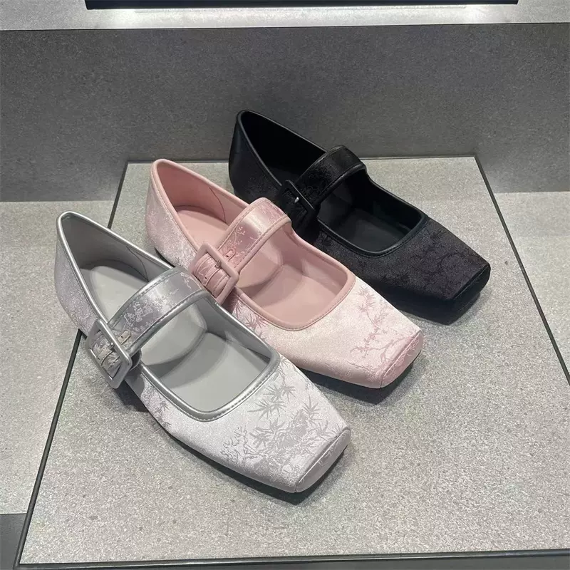 CHELTS&KALTH22夏季新品女鞋70900364珍珠装饰圆头平跟小穆勒鞋-Taobao