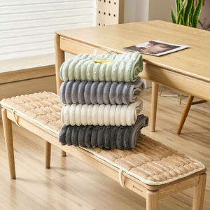 
Winter long bench cushion restaurant hotel bench cushion thickened solid wood long bench cushion replacement shoe stool sofa seat cushion