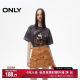 ONLY Summer Fashion Fashion Cool Old Washed A-line Short Skirt Skirt Women
