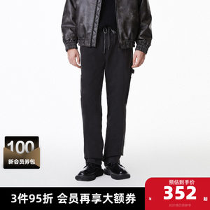 
Jack Jones Men's Pants Spring New Loose Washed Retro Cotton Comfort Workwear Style Pants