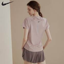 Outlet Discount Quick-Drying Fitness Yoga Clothes Breathable Loose Slimming Sports Tops Women's Running Short-Sleeved T-Shirts