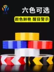 băng keo giấy chịu nhiệt Băng phản quang dạng lưới cảnh báo Nhãn dán phản chiếu ban đêm chống thấm nước chống mài mòn Băng cảnh báo phản chiếu màu đen và vàng độ sáng cao chống va chạm băng dính trang trí Băng keo
