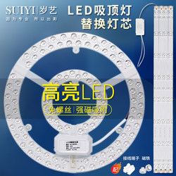 Led Ceiling Light Master Bedroom Light Replacement Core Study Room Living Room Room Light Round Super Bright Light Panel Strip Light
