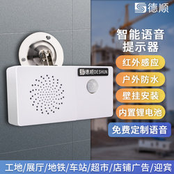 Deshun 903Td Infrared Waterproof Rechargeable Sensor Alarm Outdoor Warehouse Remote Voice Announcer