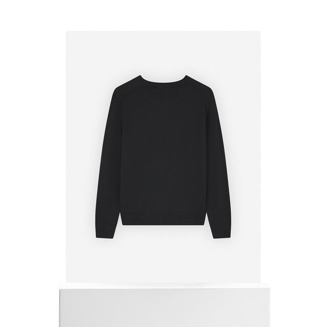 US direct mail MAISON KITSUNE Women's fox head patch regular pullover LM00811KT103