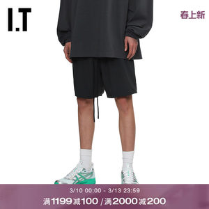 
IT ESSENTIALS men's loose casual shorts new simple trendy solid color straight pants 604721MQ