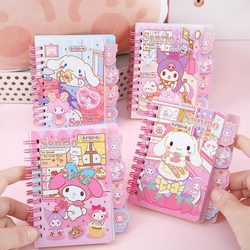 Cute Little Notebooks for Girls, Gold-Stamped Spiral Notebooks, Cartoon Notepads for Elementary Students, Spiral Small Notebooks, Creative Mini Notebooks for Children, High-Appearance Diary Notebooks for Girls, Journal Notebooks