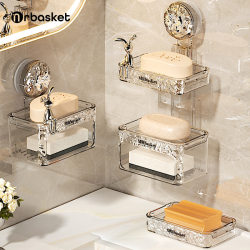 Xuantao new suction cup soap dish wall-mounted without punching