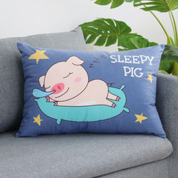 Sofa Rectangular Large Backrest Pillow Cushion Living Room Bedside Pillow Cover Large Lumbar Pillow Removable and Washable 50X70Cm