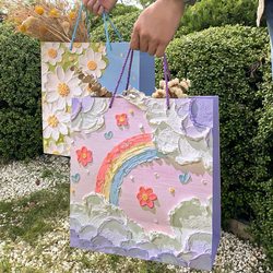 Paper Bag, Teacher's Day Gift Bag, Shoe Box, Gift Box Packaging, Gift Bag, Handbag, Children's Birthday Gift Bag