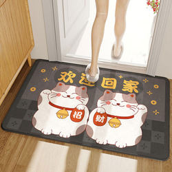 Entrance Door Mat, Household Doormat, 2025 New Model, Non-Slip Mat, Thickened Carpet, Cartoon Welcome Home Door Mat