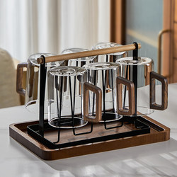 High-Temperature Resistant Glass Cup for Home Use, Tea Brewing Cup, High-End Green Tea Cup, Water Cup Set, Personal Drinking Cup