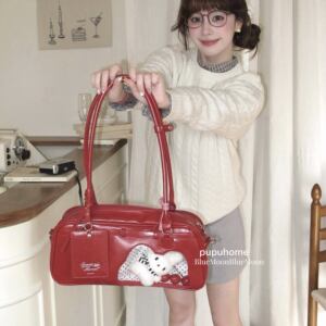 
Cool and trendy play pupuhome steamed bun cat baguette bag shoulder armpit bag commuting versatile baby bag star chasing women's bag