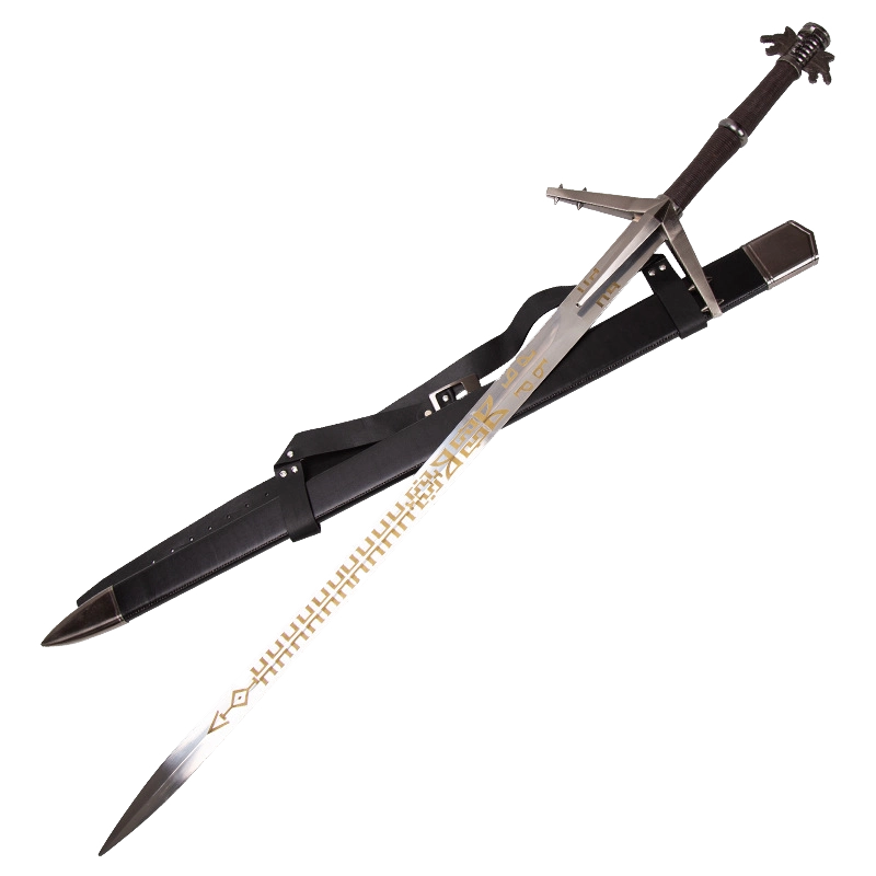 巫师3湖女剑猎魔人游戏COS金属道具狂猎杰洛