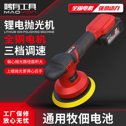 Car Polishing Machine Waxing Tool Wireless Car Home Use Beauty Coating Scratch Repair Grinding All-In-One Machine Polishing Pad