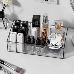 Cosmetics Storage Box, Lipstick and Skin Care Product Storage Box, Student Dormitory Storage Rack, Desktop Dressing Table Box