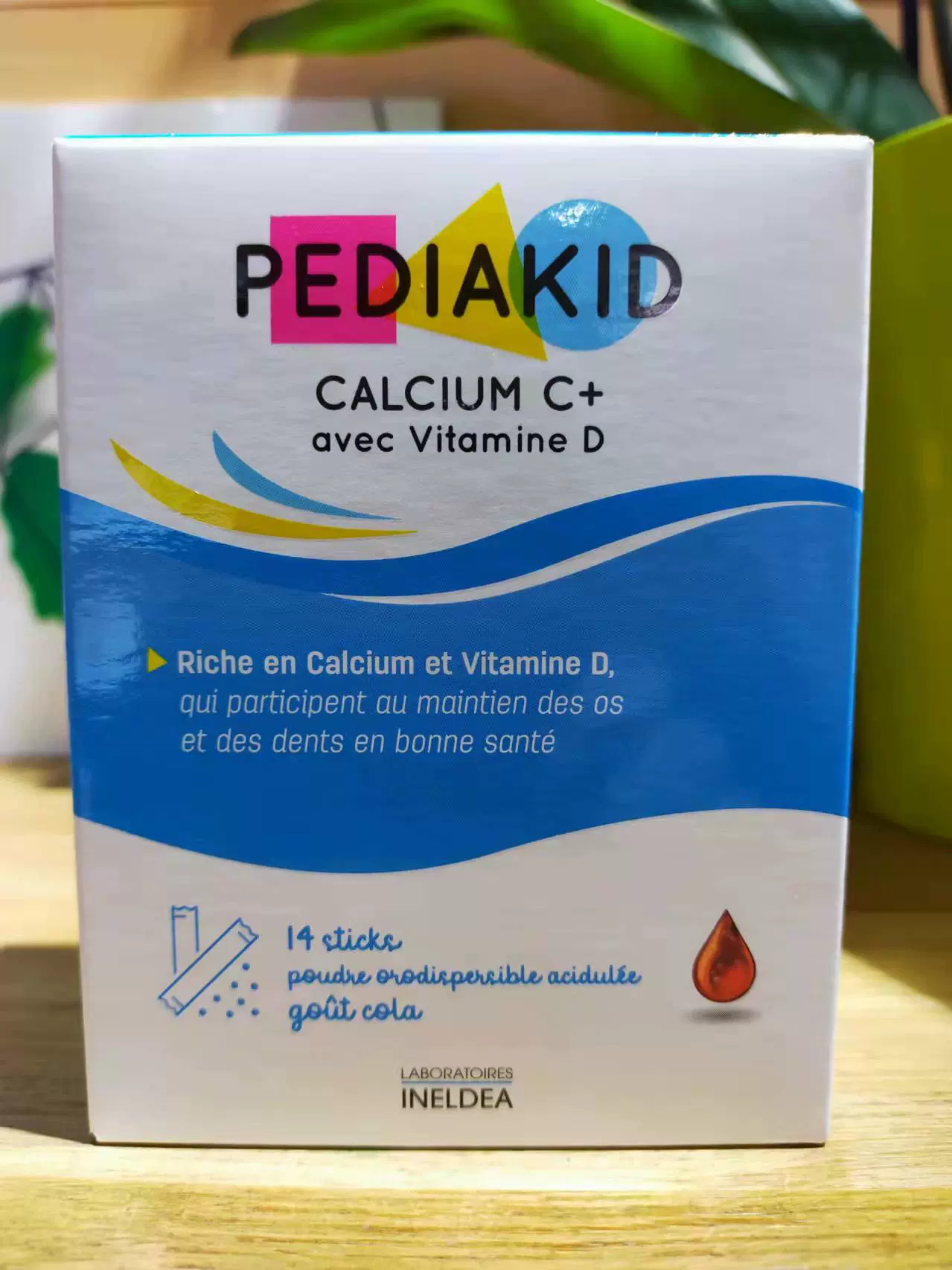 Pediakid Calcium C+ vit D en stick - Poudre orodispersible goût Cola
