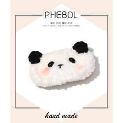 Panda Small Bb Clip Plush Hair Clip for Girls Cute Hairpin Hair Accessory Side Bangs Clip