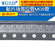 Chip WGSD ống hiệu ứng trường MOS ống BSS84 SOT23 Transistor MOSFET kênh P (20 chiếc)