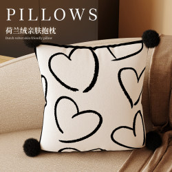 Nordic throw pillow case living room pillow square simple cushion